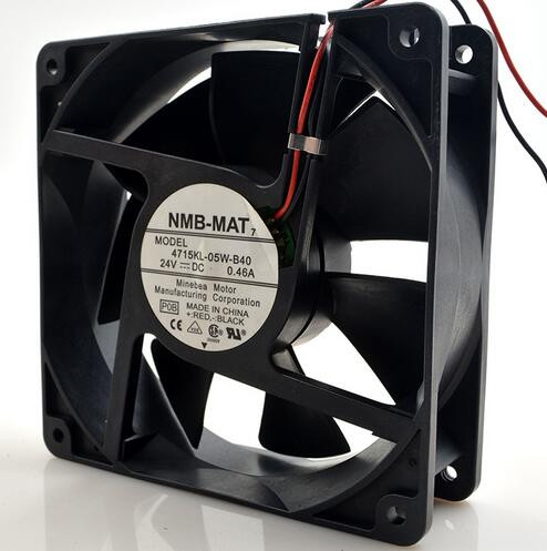 Original NMB 4715KL-05W-B40 Cooling Fan 24V 0.46A 11.04W 2wires 4715KL-05W-B40 Fans